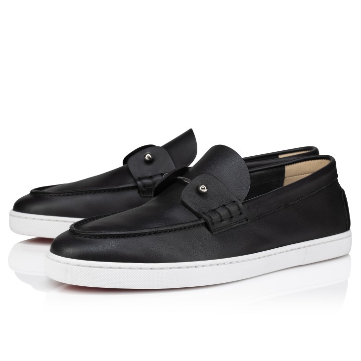 Christian Louboutin Chambeliboat Men Sneakers Black | DHQZOF-328