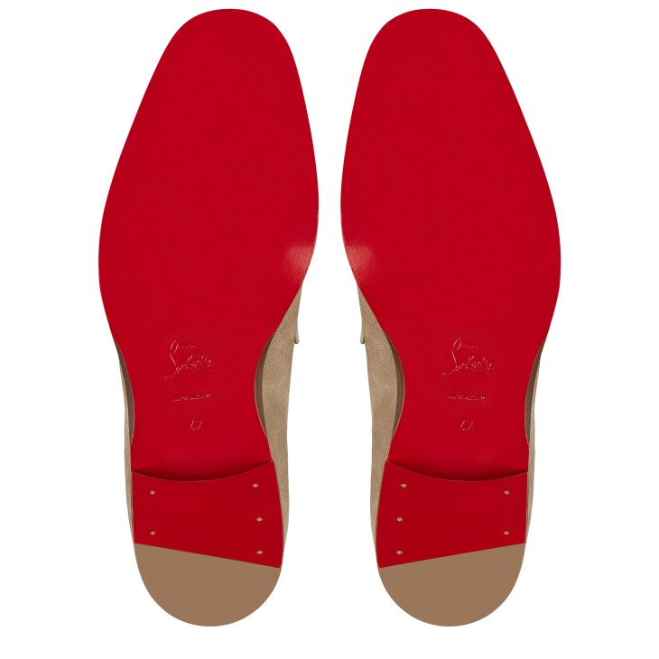 Christian Louboutin Chambelimoc Men Moccasins Grey | OBXLPT-398