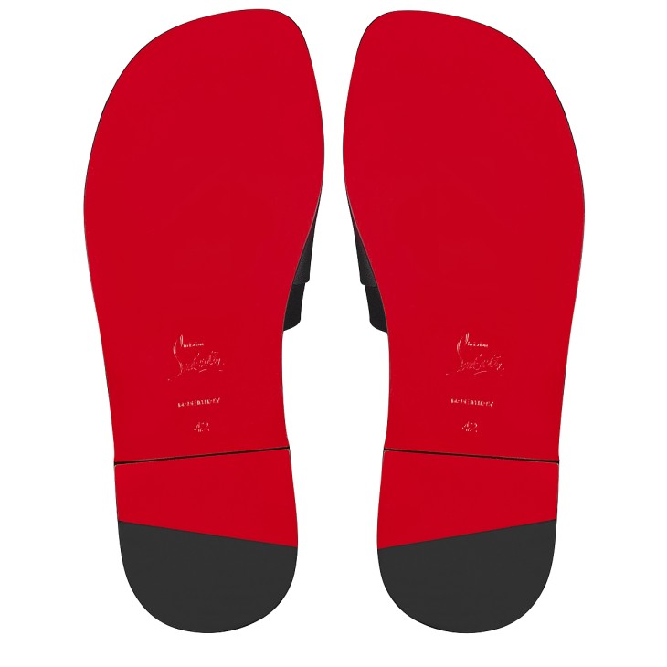Christian Louboutin Chambelimule Men Sandals Black | QOFZUX-687