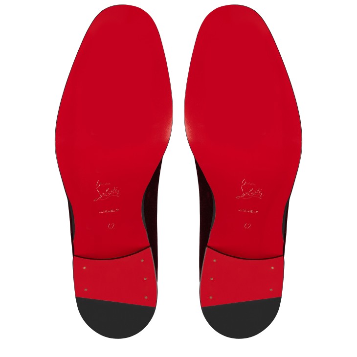 Christian Louboutin Chambeliss Night Strass Men Buckle Shoes Red | QRYESG-923