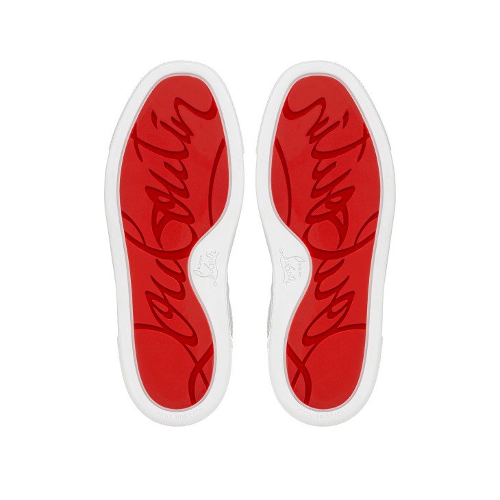 Christian Louboutin Funnyto Kids' Sneakers Silver | CANBXR-367