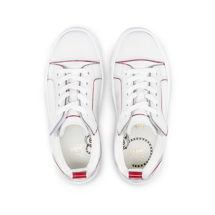 Christian Louboutin Funnyto Kids' Sneakers White / Red | BXLEIO-321