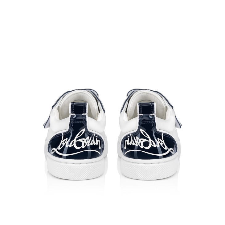 Christian Louboutin Funnyto Scratch Kids' Sneakers White / Black | NEQHZD-673