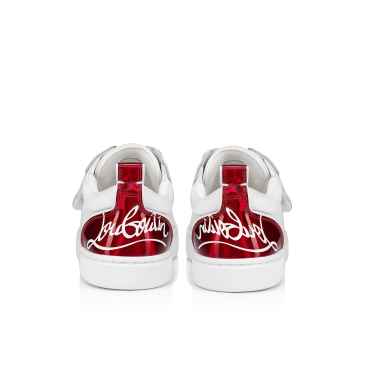 Christian Louboutin Funnyto Scratch Kids' Sneakers White / Red | EUVOZP-325