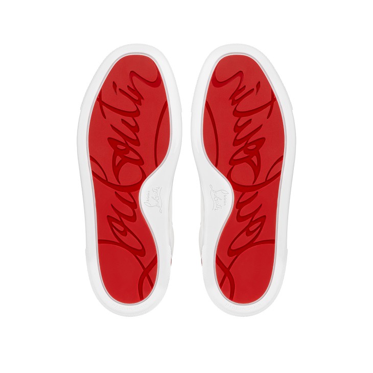 Christian Louboutin Funnyto Scratch Kids' Sneakers White / Red | EUVOZP-325