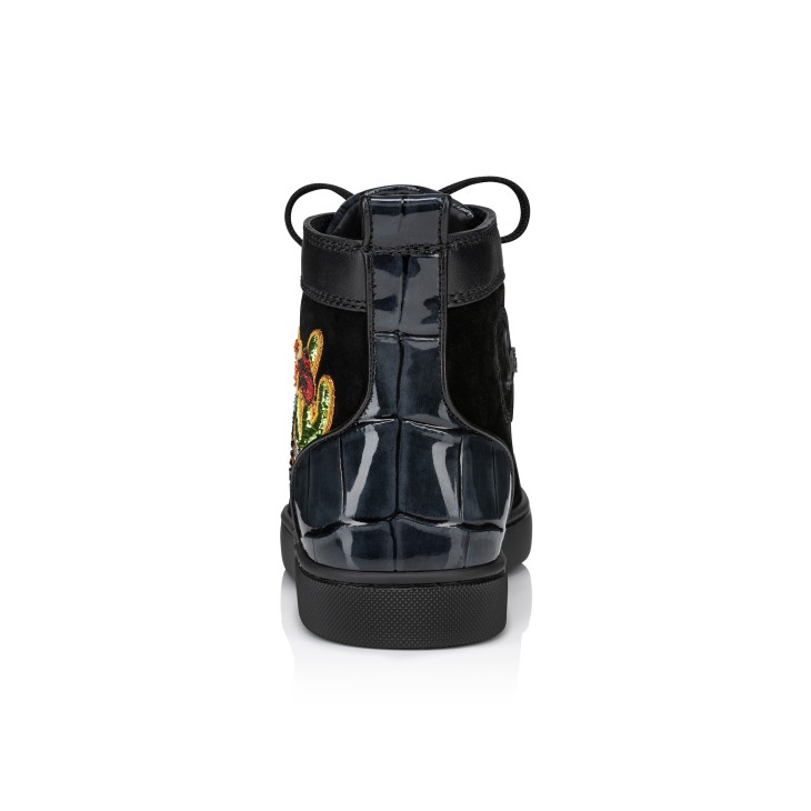 Christian Louboutin Louis Lucky Men Sneakers Black | VBSYGI-905