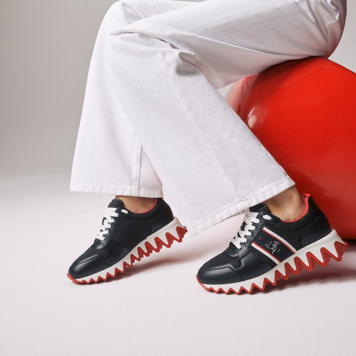 Christian Louboutin Nastroshark Women Sneakers Black | EPJHIM-047