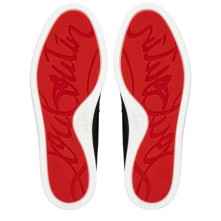 Christian Louboutin Varsiboat Men Moccasins Black | QPHFUJ-624