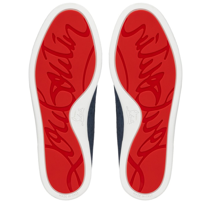 Christian Louboutin Varsiboat Men Moccasins Blue | QTSKMU-852